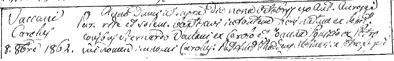 Birth Inscription- Carlos Vaccani- Lezzeno Italia pic.jpg