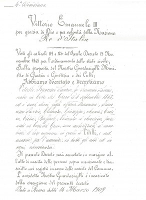 Vitello_Italian Name change document 1909.jpg