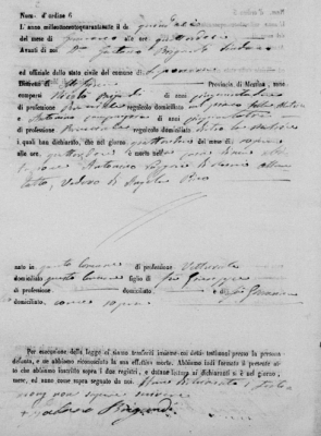 RUGGERI Antonino IMMAGINE 6 Atti di Morte (14 Jan 1847)(No. 6)(age 88).png
