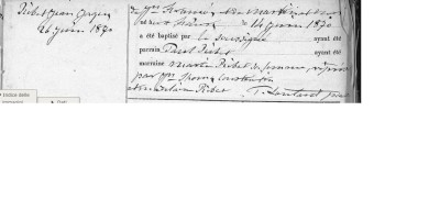 q. Francesco Baptism record.jpg