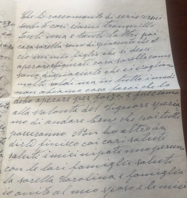 Letter 3, Mia carissima sorella, 1948, p3.jpg