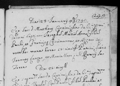 Baptismal of Giuseppa Criscimanna.jpg